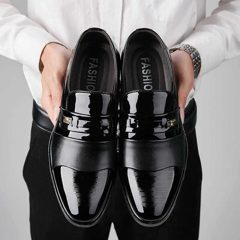 Men Shoes For Office Work - Luxury Leather Men Shoes for Wedding