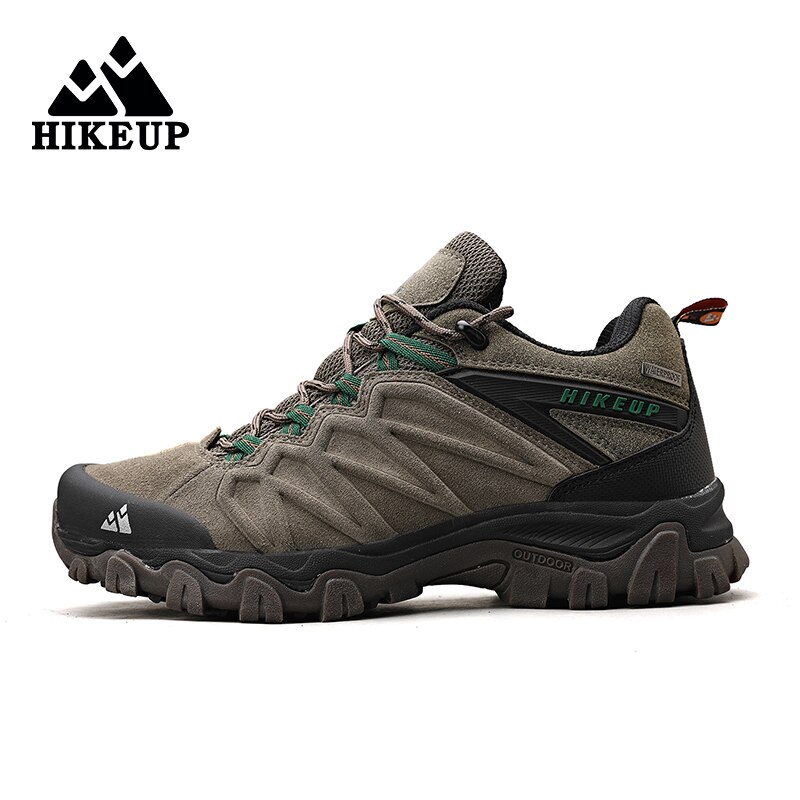 Men Shoes Size 11 - HIKEUP High Quality Leather Hiking Shoes