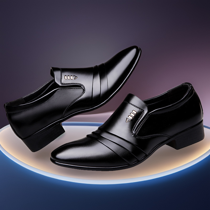 Men Shoes For Office Work - Mens PU Leather Shoes Wedding Business