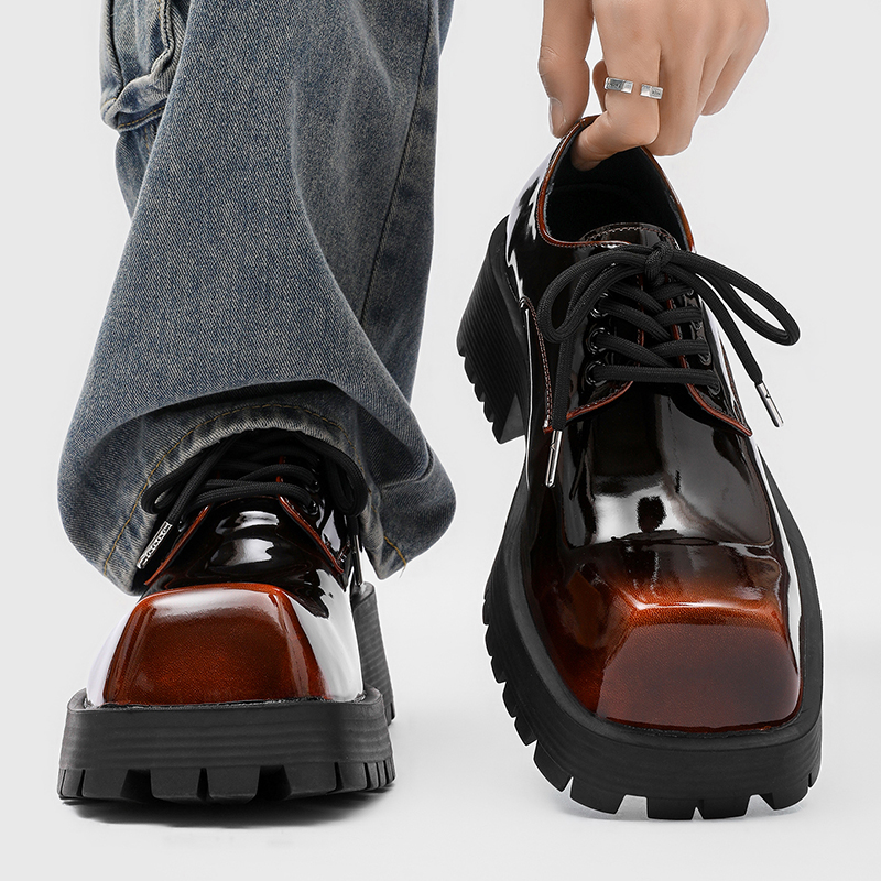 Men's thick soled leather shoe - огляд і ціна Men Shoes For Office Work