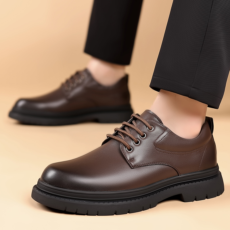 Men Casual Leather Shoes Comfo - огляд і ціна Men Shoes For Office Work
