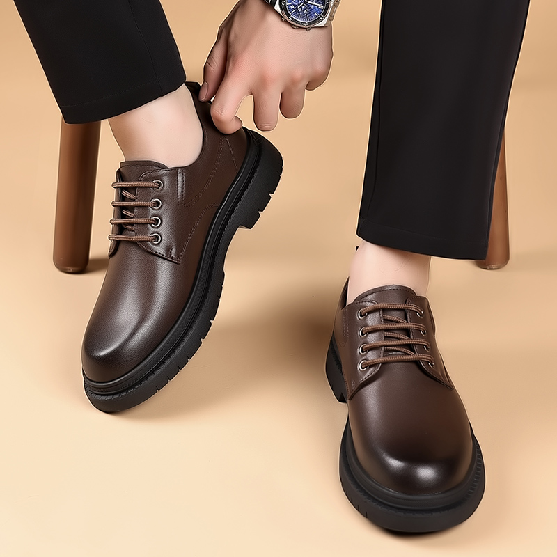 Men Casual Leather Shoes Comfo - огляд і ціна Men Shoes For Office Work
