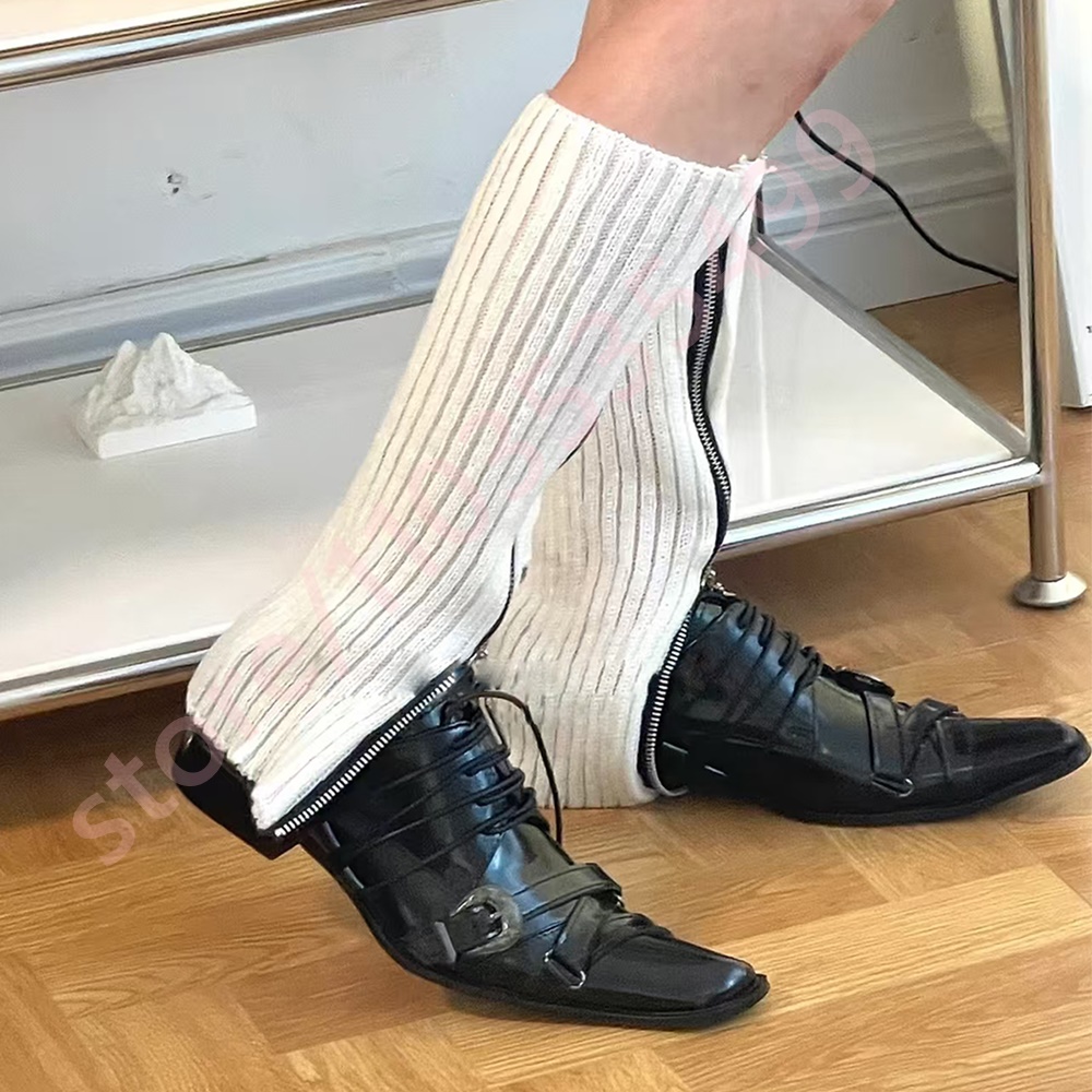 Black Pointed Toe Women's Thic - огляд і ціна Men'S Shoes Loafers Casual