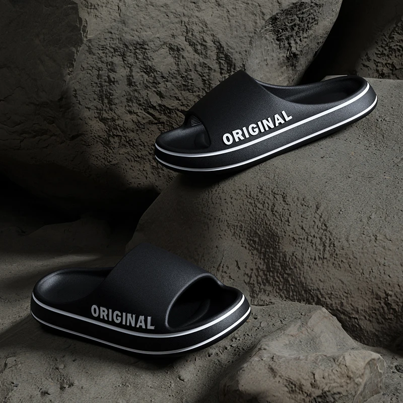 Summer Couple Slides Solid Col - огляд і ціна Men'S Shoes Non Slip