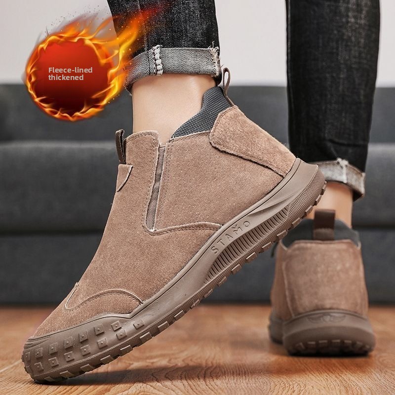 Winter Men's Shoes Plush Warm  - огляд і ціна Men'S Shoes Loafers Casual