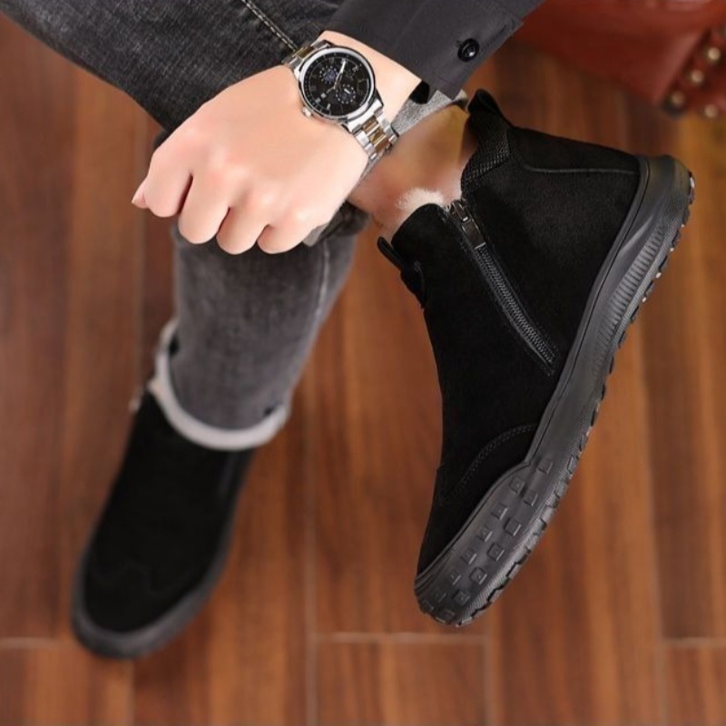 Winter Men's Shoes Plush Warm  - огляд і ціна Men'S Shoes Loafers Casual