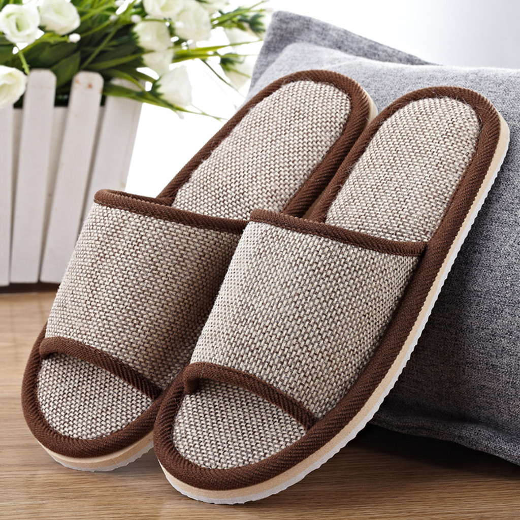 Linen Slippers For Men And Wom - огляд і ціна Men'S Shoes To Women'S Size