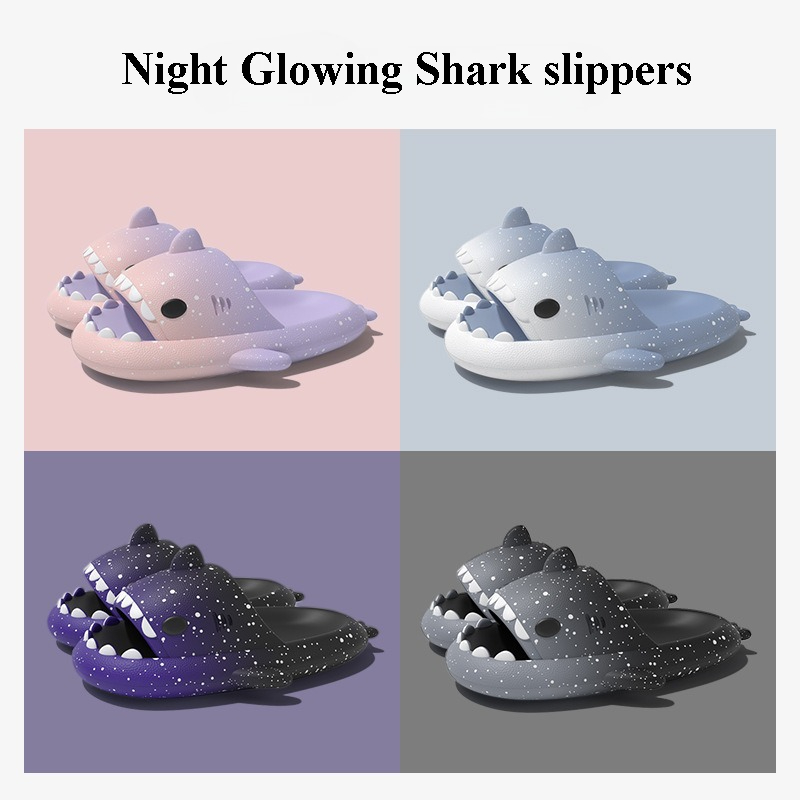Cute Cartoon Shark Slippers Fo - огляд і ціна Men'S Shoes To Women'S Size