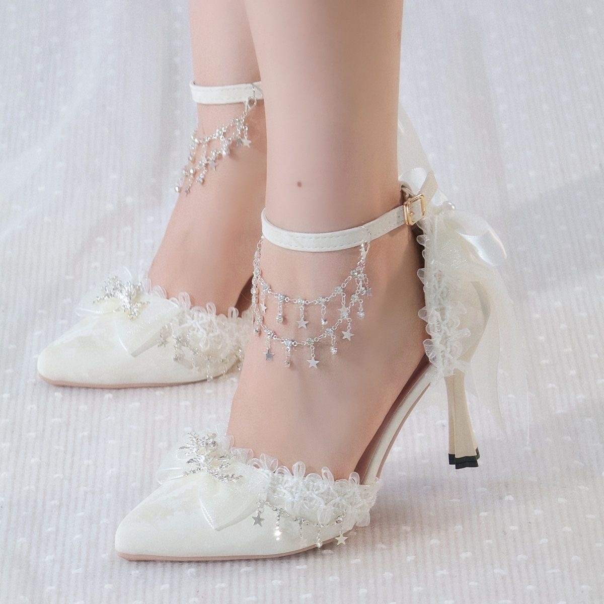 Lolita Female Shoes Heels Whit - огляд і ціна Men Shoes For Wedding