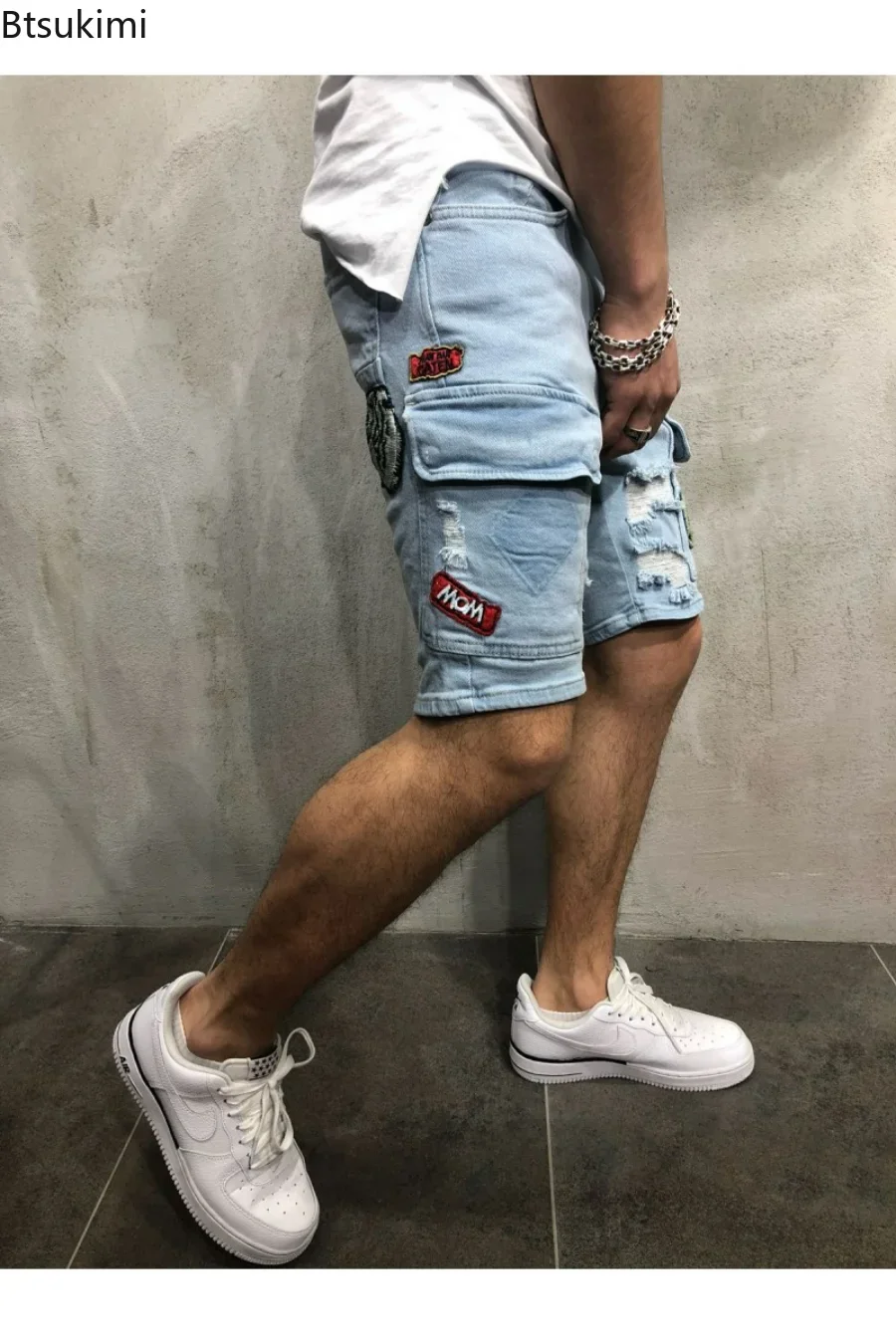 2026 Men's Summer Short Jeans  - огляд і ціна Men'S Shoes With Jeans