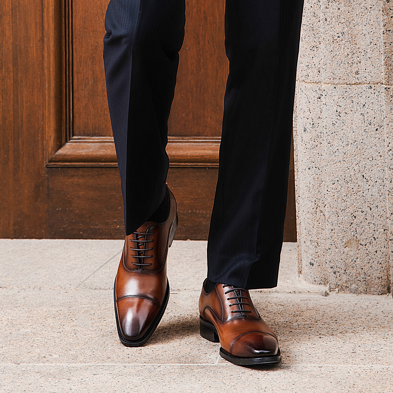 DESAI cap toe Handmade Men's S - огляд і ціна Men Shoes Size 11