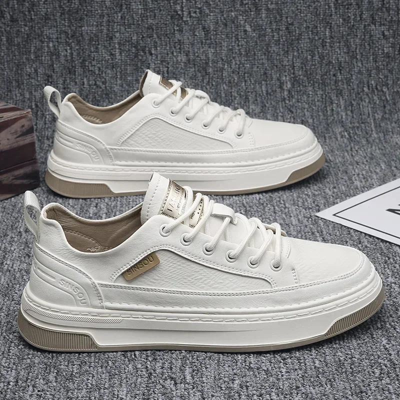 Fashion Casual Leather Shoes f - огляд і ціна Men Shoes For Office Work