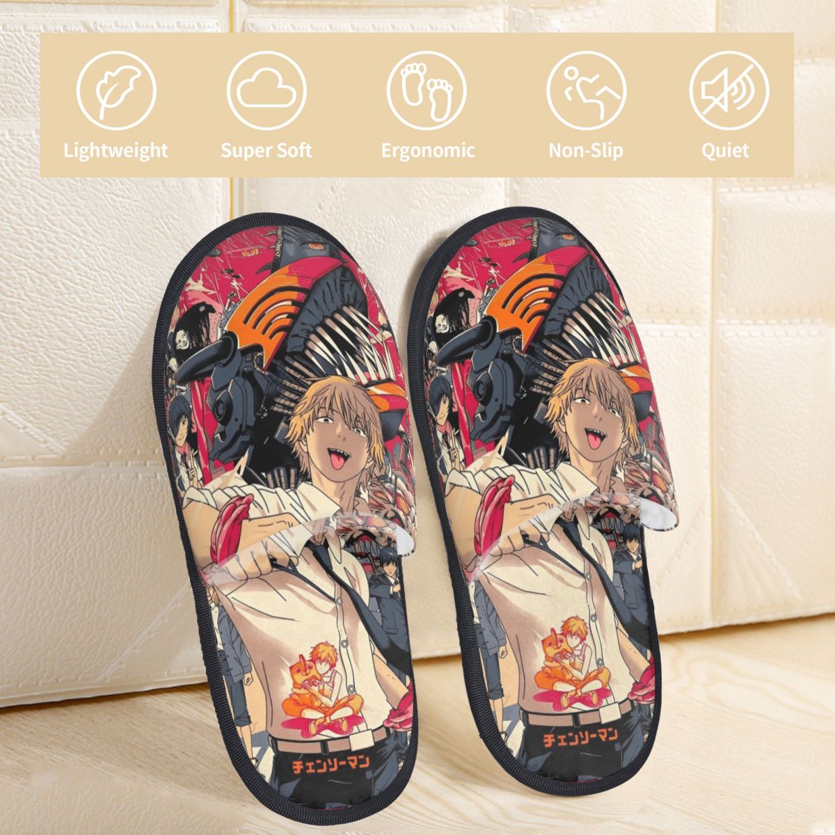 Chainsaw Man Reze House Slippe - огляд і ціна Men'S Shoes Non Slip