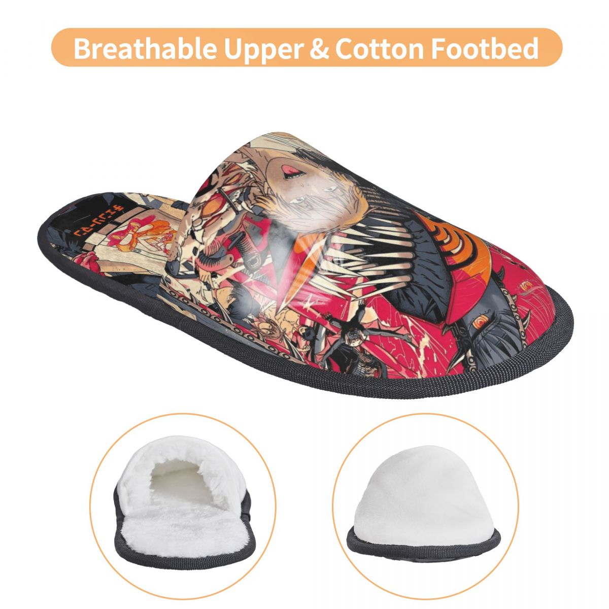 Chainsaw Man Reze House Slippe - огляд і ціна Men'S Shoes Non Slip