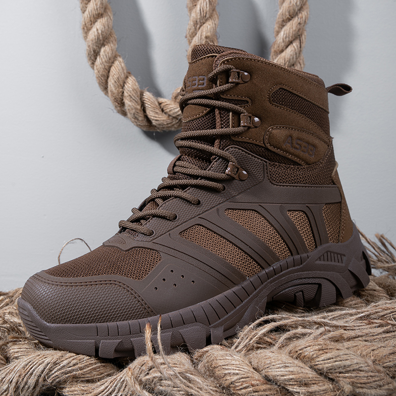 Men Tactical Boots Lace Up Des - огляд і ціна Men Shoes Office