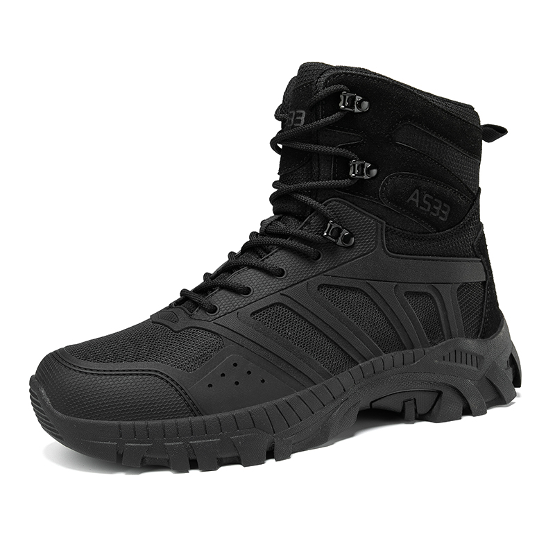 Men Tactical Boots Lace Up Des - огляд і ціна Men Shoes Office