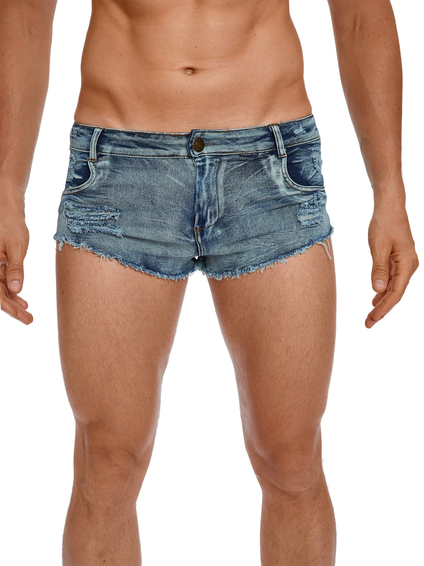 Men's Tight Low Waist Jeans Sh - огляд і ціна Men'S Shoes With Jeans