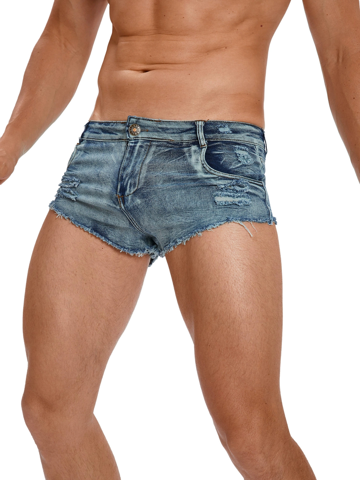 Men's Tight Low Waist Jeans Sh - огляд і ціна Men'S Shoes With Jeans