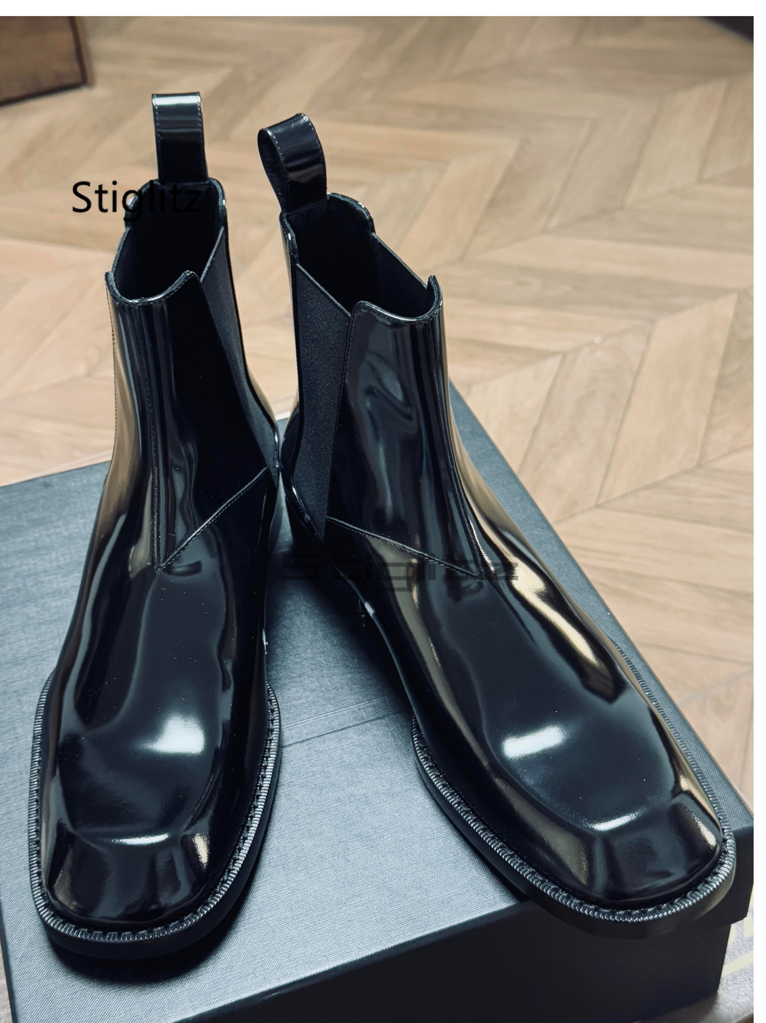 Bright Leather Ankle Boots for - огляд і ціна Men Shoes Size 11