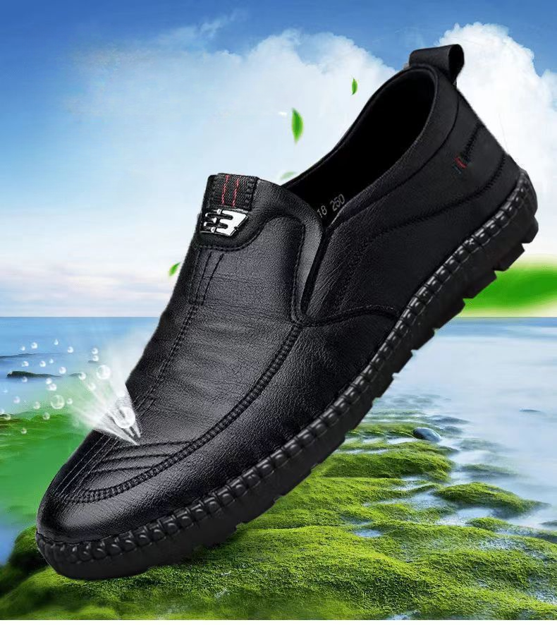 Mens Leather Loafers Non Slip  - огляд і ціна Men Shoes For Office Work