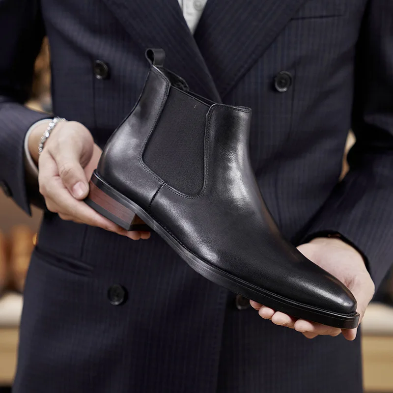 Retro Elegant Mens Chelsea Boo - огляд і ціна Men Shoes For Wedding