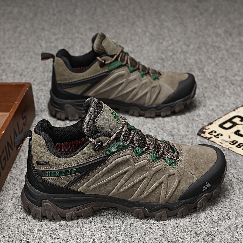 HIKEUP High Quality Leather Hi - огляд і ціна Men Shoes Size 11