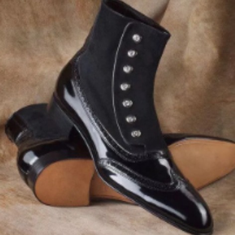 Men's Leather Suede Chelsea Bo - огляд і ціна Men Shoes Office