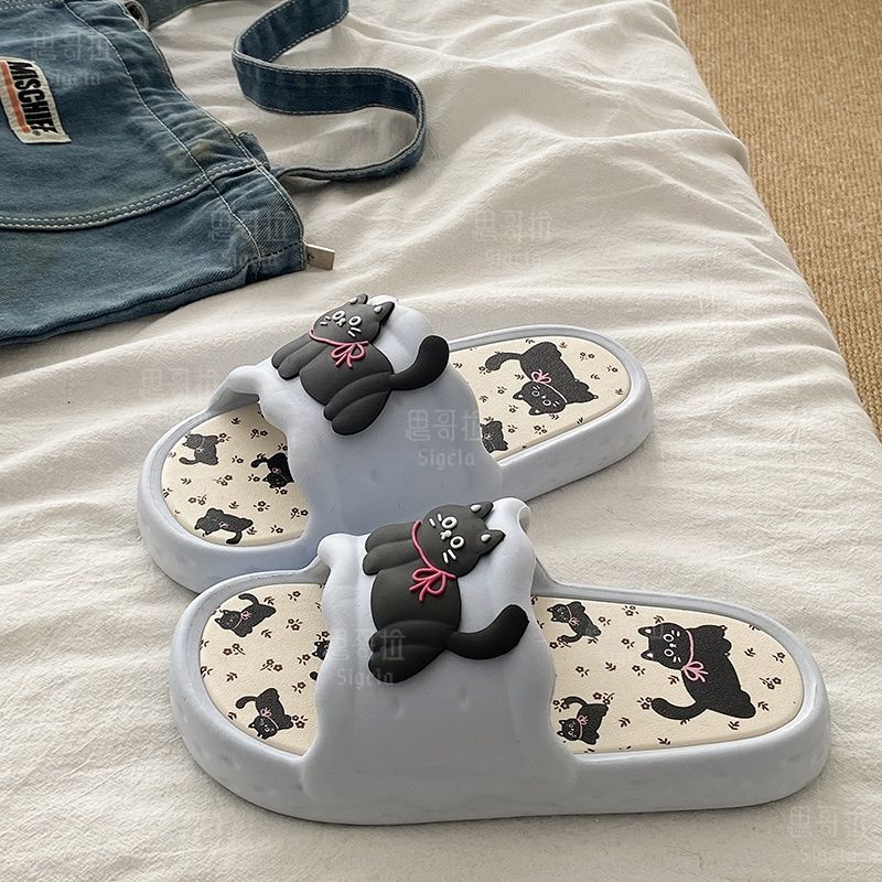 Printting Cute Bear Women Slip - огляд і ціна Men'S Shoes To Women'S Size