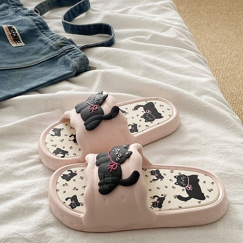 Printting Cute Bear Women Slip - огляд і ціна Men'S Shoes To Women'S Size