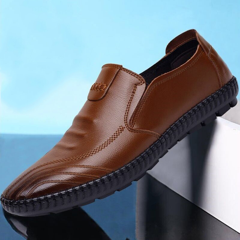 New Mens PU Leather Loafers No - огляд і ціна Men Shoes For Office Work