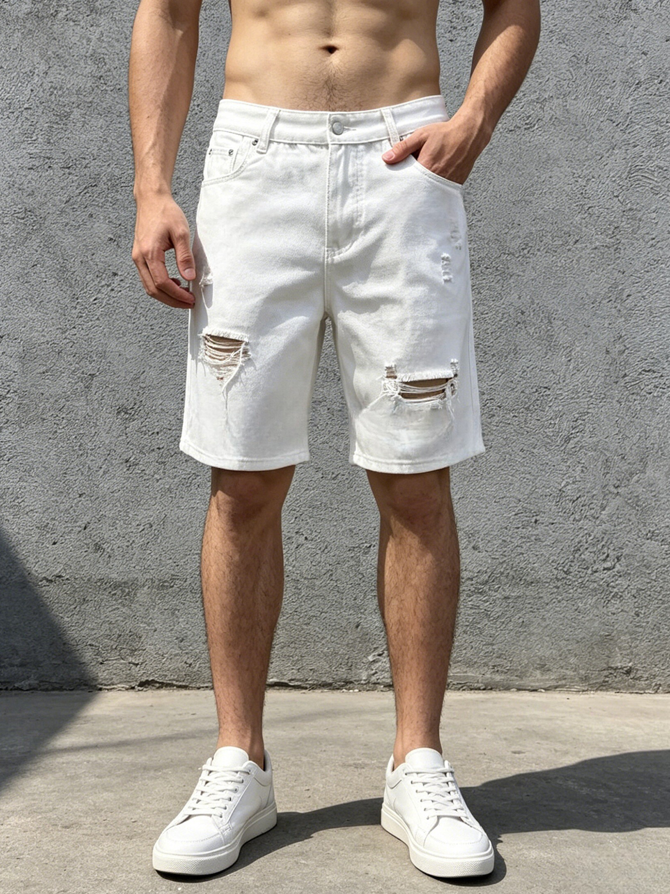 Men Jeans Denim Pants Clothing - огляд і ціна Men'S Shoes With Jeans
