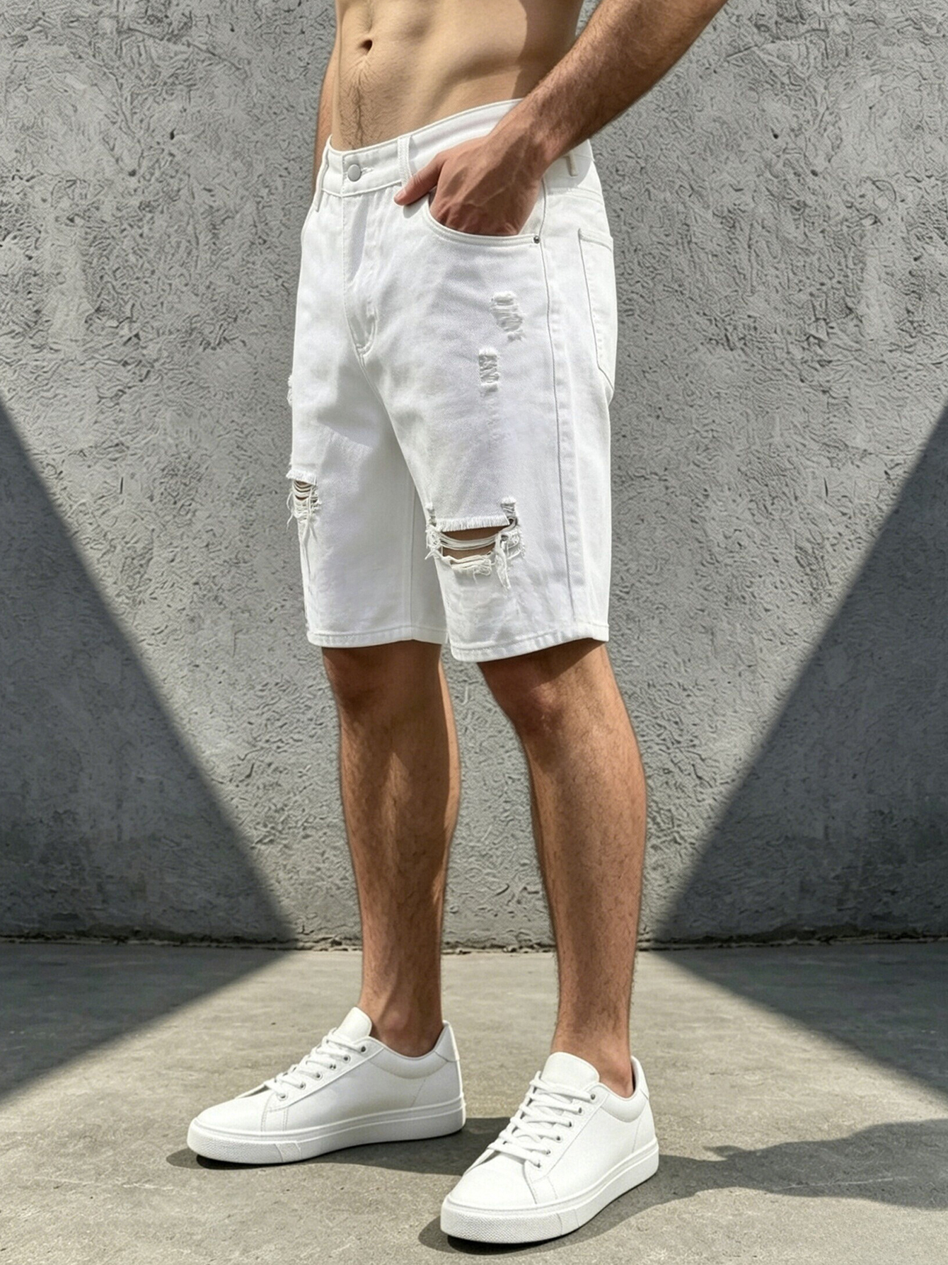 Men Jeans Denim Pants Clothing - огляд і ціна Men'S Shoes With Jeans