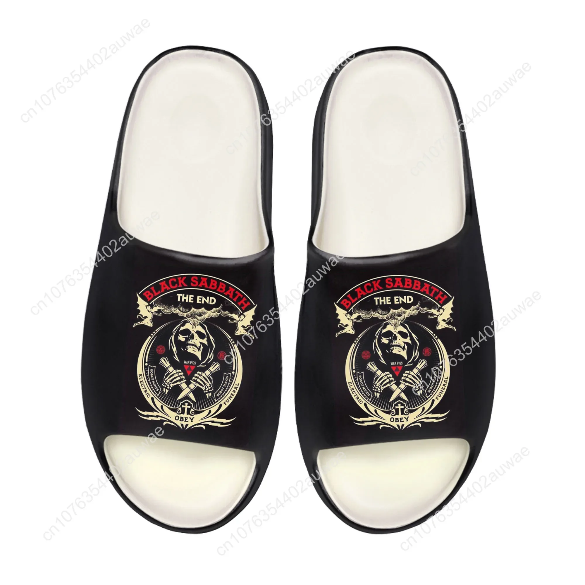 Black Heavy Metal Band Sabbath - огляд і ціна Men Shoes Office
