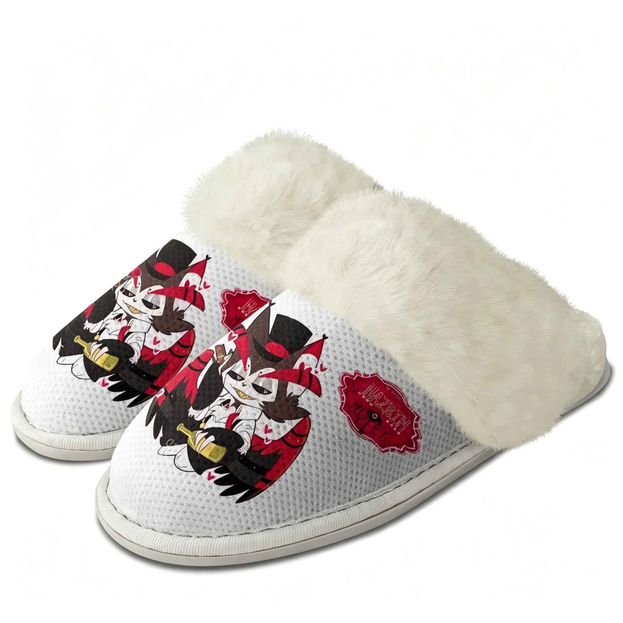 H-Hazbin Hotel Plush Slippers  - огляд і ціна Men Shoes H&M