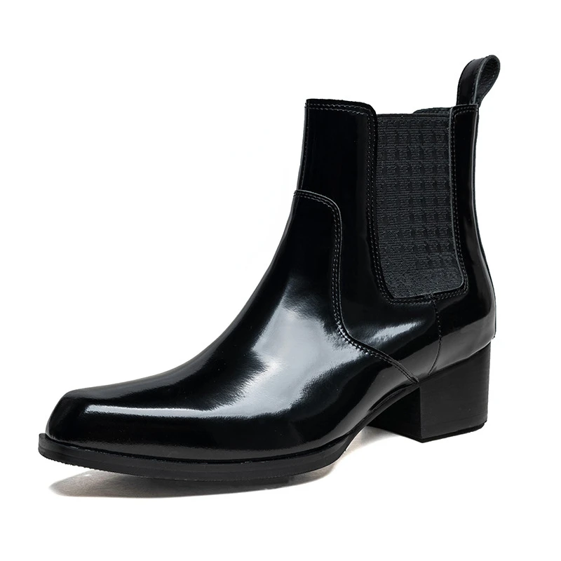 Luxury Patent Leather Mens Ank - огляд і ціна Men Shoes For Wedding