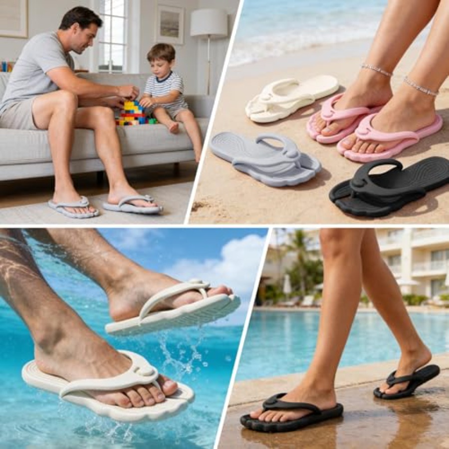ZOORON Flip Flops for Women Me - огляд і ціна Men'S Shoes Non Slip