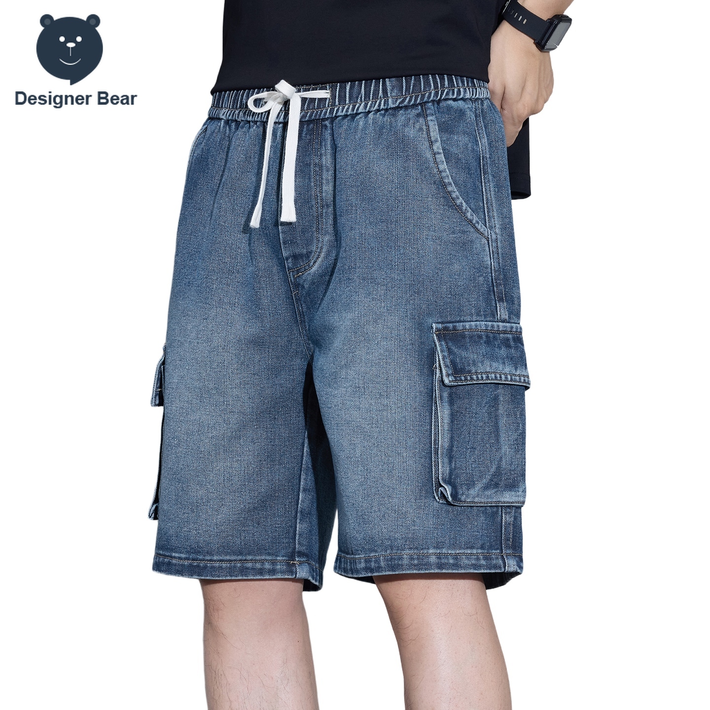 Men's Multi-Pocket Cargo Denim - огляд і ціна Men'S Shoes With Jeans