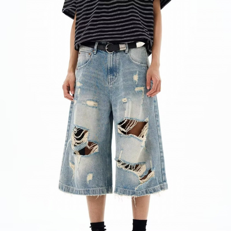 New Men Vintage Ripped Baggy S - огляд і ціна Men'S Shoes With Jeans