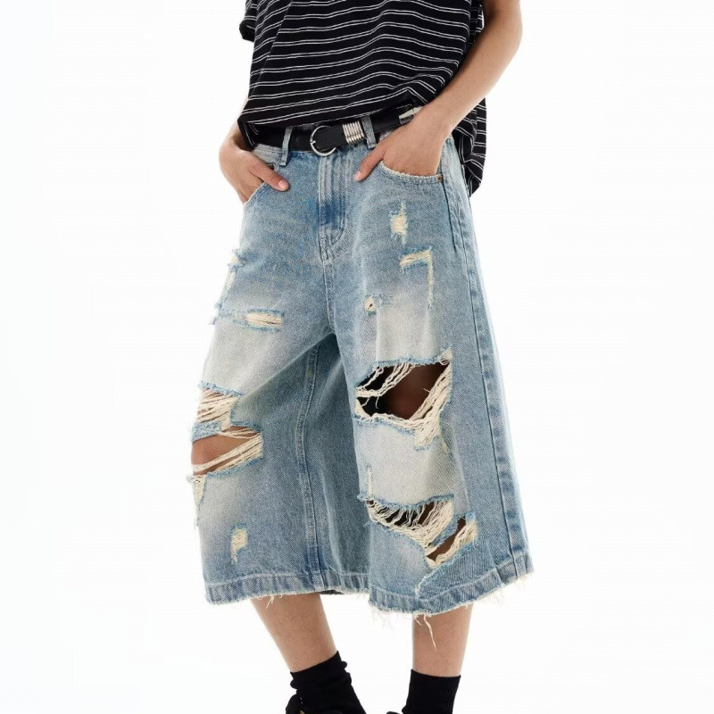 New Men Vintage Ripped Baggy S - огляд і ціна Men'S Shoes With Jeans