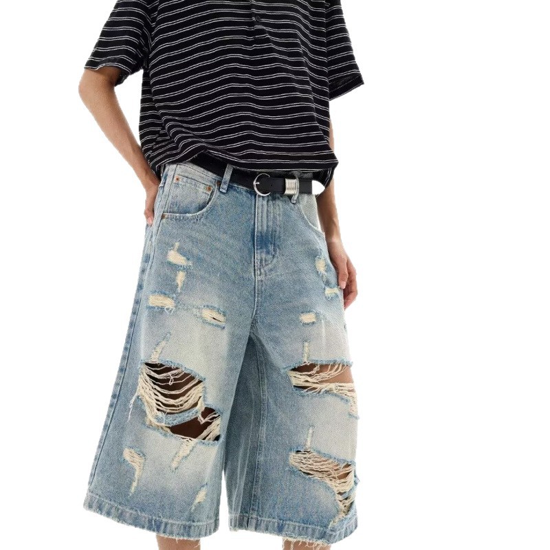 New Men Vintage Ripped Baggy S - огляд і ціна Men'S Shoes With Jeans