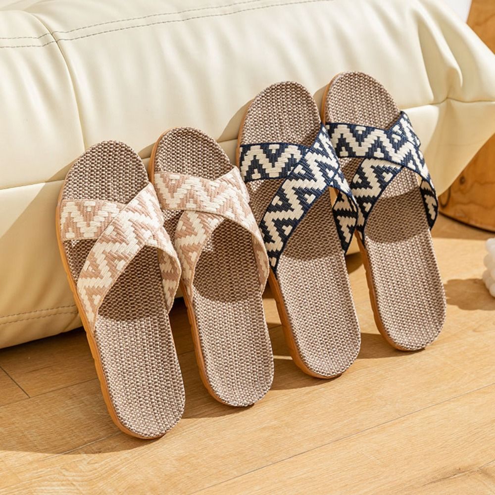 Fashion Ethnic Style Linen Cro - огляд і ціна Men'S Shoes Non Slip