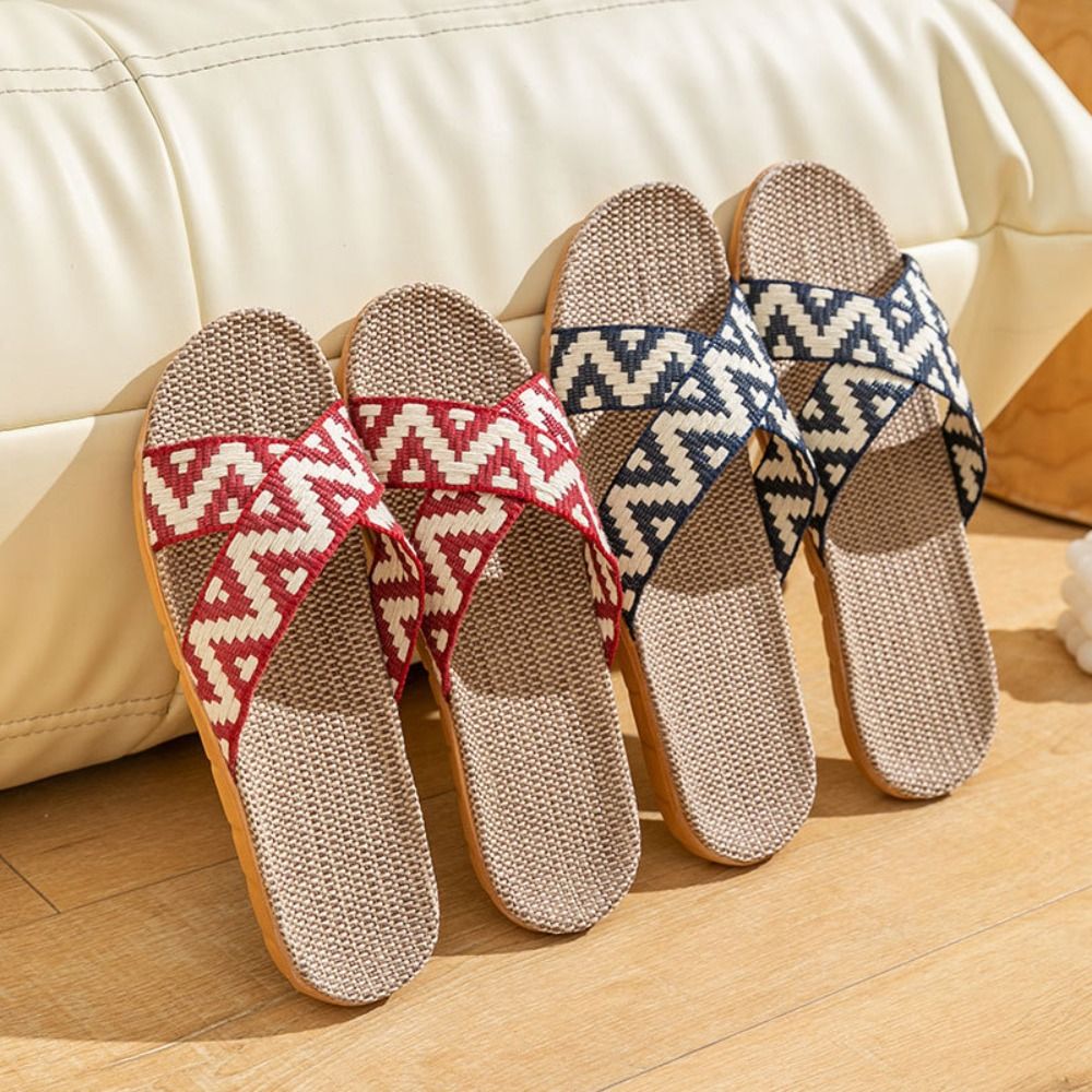 Fashion Ethnic Style Linen Cro - огляд і ціна Men'S Shoes Non Slip